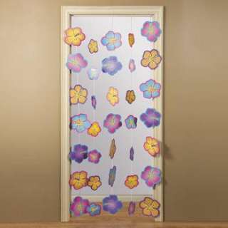 Hibiscus Door Curtain Luau Hawaiian Party Decoration 887600991293 