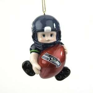  BSS   Seattle Seahawks NFL Lil Fan Player Ornament (3 