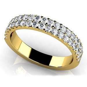   Gold, Sea of Diamonds Wedding Band, 0.78 ct. (Color GH, Clarity VS