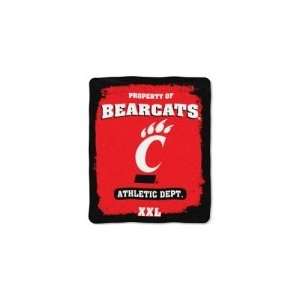  Cincinnati Bearcats Micro Raschel Blanket Property of 