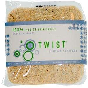  Twist   Loofah Scrubby, 1 scrub