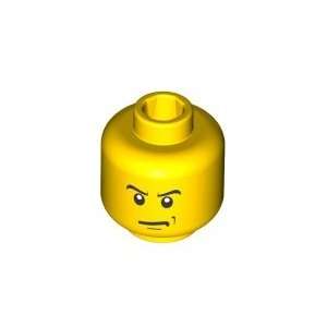   Head (Angry Eyebrows and Scowl)   LEGO Minifigure Piece Toys & Games