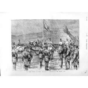  1881 ROYAL REVIEW SCOTTISH VOLUNTEER SOLDIERS EDINBURGH 