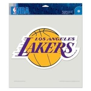  Los Angeles Lakers Die cut Decal   8x8 Color Sports 