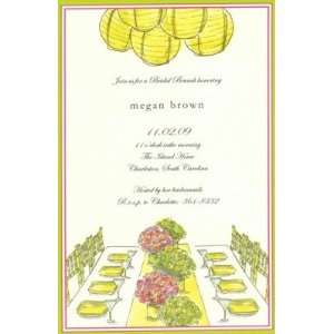 Fancy Table, Custom Personalized Bridal Shower Invitation, by Inviting 