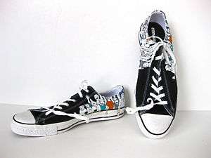 NEW Converse All Star long neck graffiti crowd shoes 13  