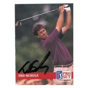  Ted Schulz autographed Trading Card (Golf) Everything 