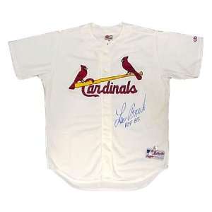  Tri Star Productions Lou Brock Autographed Jersey Sports 