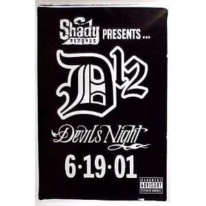  D12 Devils Night 24x36 Poster 