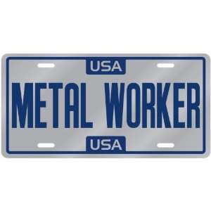  New  Usa Metal Worker  License Plate Occupations 