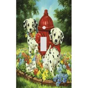  Dalmatians and Fire Hydrant Decorative Switchplate Cover 