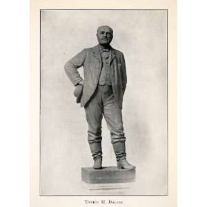  1913 Print Statue Enrico Mylius Dalgas Denmark Heinrich 