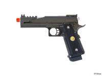    Capa 1911 Gas Black Custom Dragon Blowback Airsoft Pistol Gun  