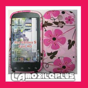 Samsung Sprint Galaxy S Epic 4G D700 HARD Cover Case PINK FLOWERS 