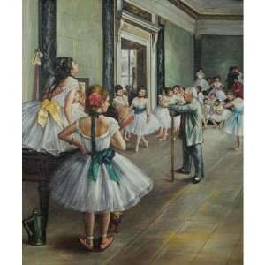    The Dance Class   Classic 20 X 24   Hand Painted Canvas Art