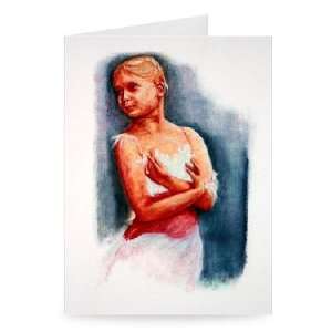  Petite Danseuse, 2006 (oil on paper) by   Greeting Card 