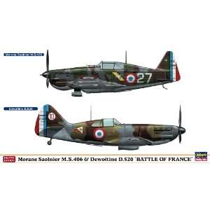  01941 1/72 M.Saulnier MS406 & Dewoitine D520 LTD (2) Toys 