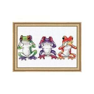  Tree Frog Trio Counted Cross Stitch
