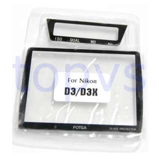 Glass LCD Screen Protector f Nikon D3 D3X DSLR Camera  