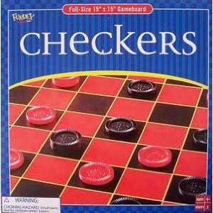  FULL SIZE CHECKERS BOARD GAME Toys & Games