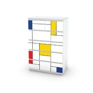   Bright Decal for IKEA Malm Dresser 6 Drawers