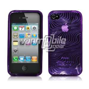   WAVY STRIPED SLEEVE SKIN CASE for IPHONE 4 4TH GEN 