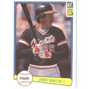  1982 Donruss # 298 Jerry Martin San Francisco Giants 