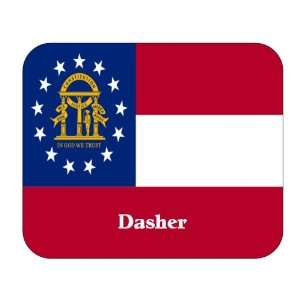  US State Flag   Dasher, Georgia (GA) Mouse Pad Everything 