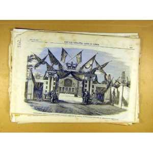  1859 Sans Souci Elphinstone Gate Mansion Bombay India 