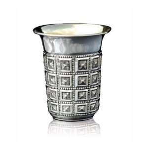  Silver Plated Kiddush Cup with Cubes