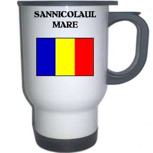  Romania   SANNICOLAUL MARE White Stainless Steel Mug 