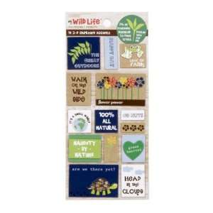  My Wild Life 3 D Chipboard Accents