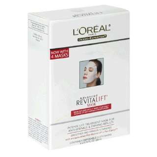  LOreal Advanced RevitaLift Mask, 0.74 Ounce Masks in 4 Count Box