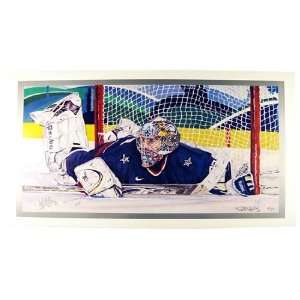  Ryan Miller Autographed Winter Games Lithograph #ed to 39 