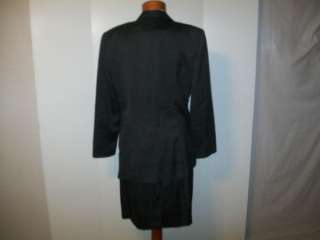 Dani Max 2 pc skirt suit with jacket black white Size 14 new  