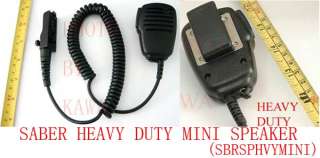 Heavy Duty Mini Speaker Mic for Motorola SABER & ASTRO  