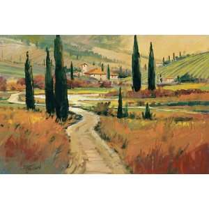 David Jackson 36W by 24H  September in Tuscany I CANVAS Edge #6 1 