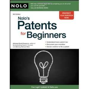   Patents for Beginners [Paperback] David Pressman Attorney Books