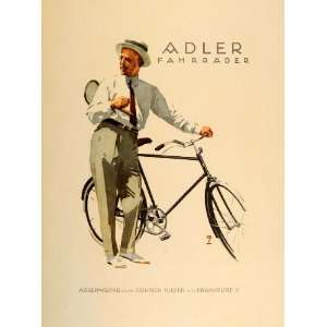  1926 Ludwig Hohlwein Adler Fahrrader Bicycle Man Poster 