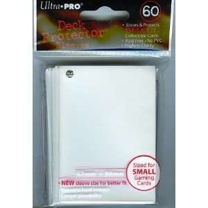  White Ultra Pro Yugioh Deck Protector Sleeves (60ct) New 
