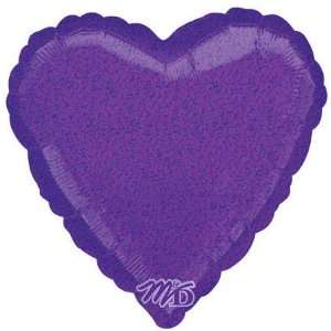  18 Purple Dazzler Heart Toys & Games