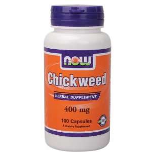  Now Foods Chickweed   400 mg, 100 Capsules Health 