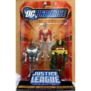 DC Universe Justice League Unlimited Plastic Man, Cyborg 