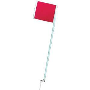  Corner Or Training Flags (Set Of 4) SQUARE RED AND WHITE FLAG DCF 