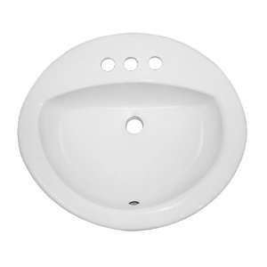 Porcelain Ceramic Vanity Drop In Bathroom Vessel Sink   20 