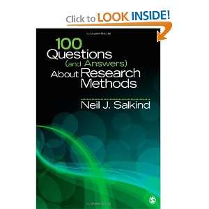   Answers) About Research Methods [Paperback] Neil J. Salkind Books