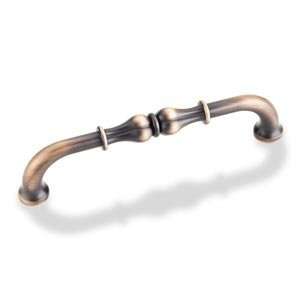Jeffrey Alexander 818 128 ABSB Bella 5 Handle Pull   Antique Brass 
