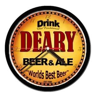  DEARY beer ale cerveza wall clock 