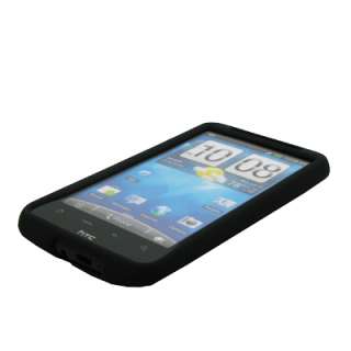 for HTC Inspire 4G Black Hard Case Snap On Cover 738435307981  