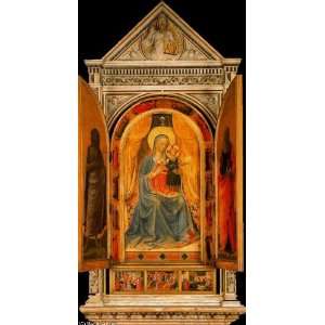Hand Made Oil Reproduction   Fra Angelico   32 x 62 inches   La Virgen 